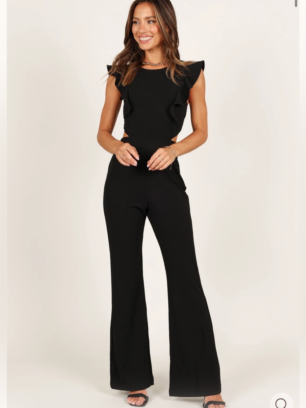 NWT Petal + Pup Yvonne Jumpsuit S Black